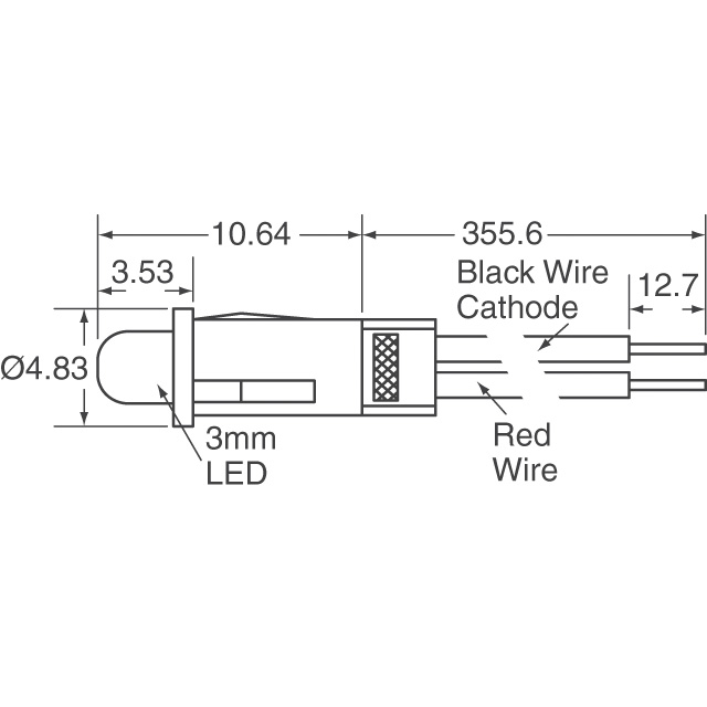5580803007F Dialight  Indicatori del pannello Spie luminose
